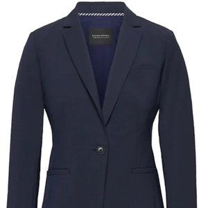8Tall Long and Lean-Fit Washable Wool-Blend Blazer